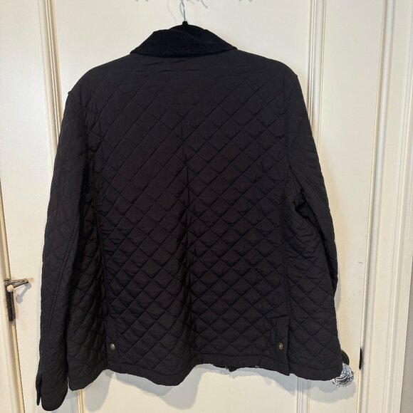Women's Vineyard Vines Quilted Chore Coat, Black (XL) - Picture 9 of 10